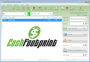 CashFootprint Point-of-Sale