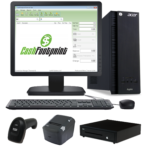 Complete Turn-key POS System w/ Hardware Kit