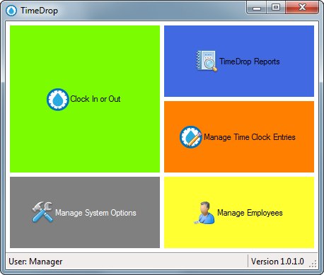 timedrop time clock w